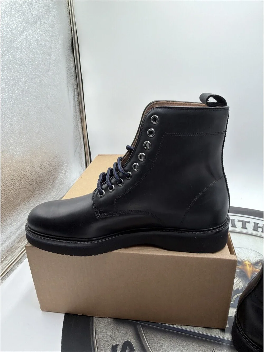 Ted Baker Linton Wedge Sole Derby Boots size 7 No Box